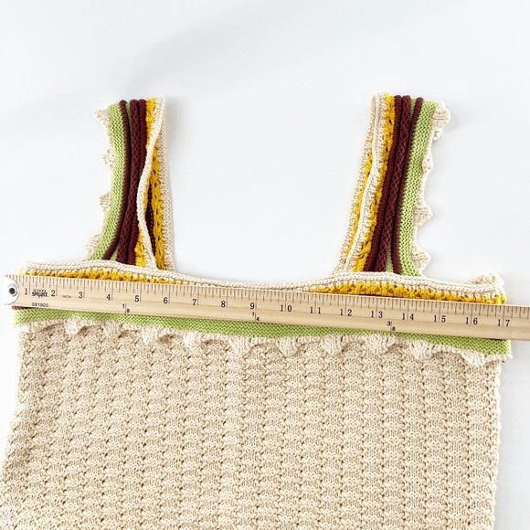 Marc New york Crochet Tank Top Size L NEW - Picture 7 of 8